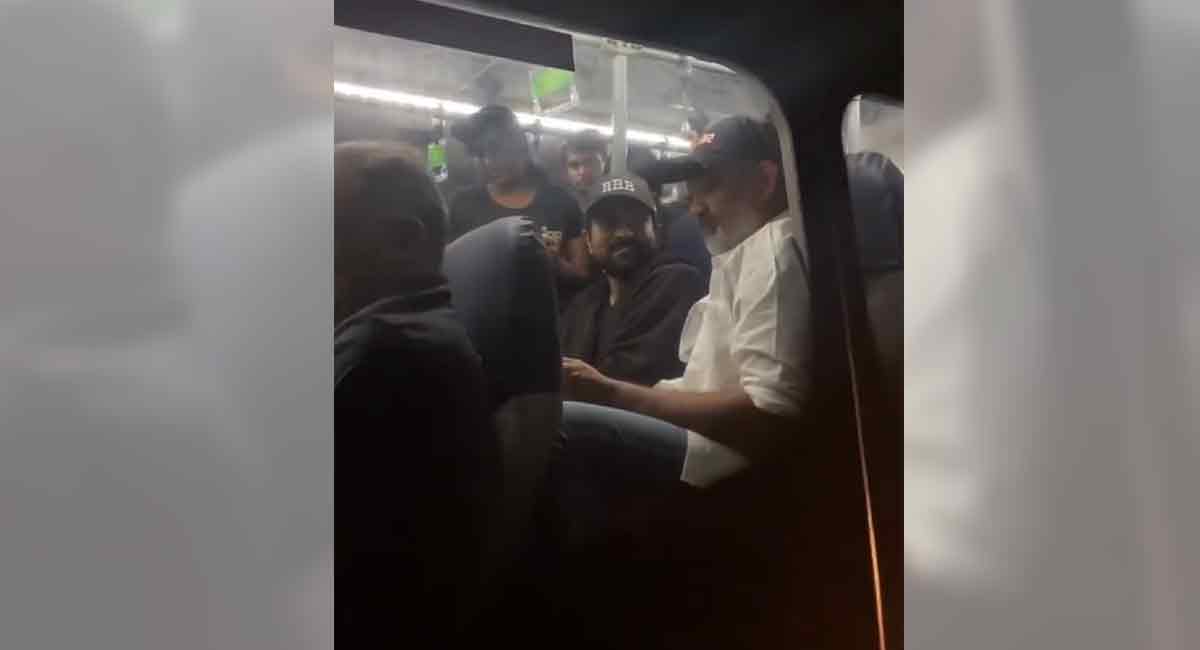 Watch: RRR team travels in TSRTC bus for theatre visit