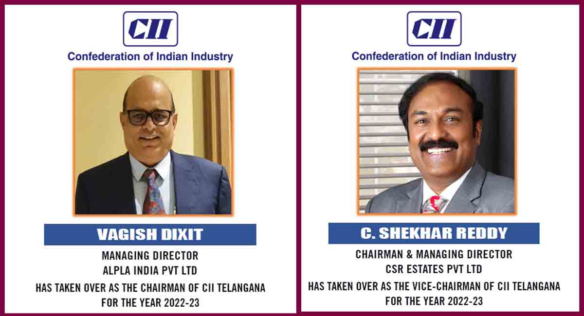 Vagish Dixit, Shekar Reddy to lead CII Telangana