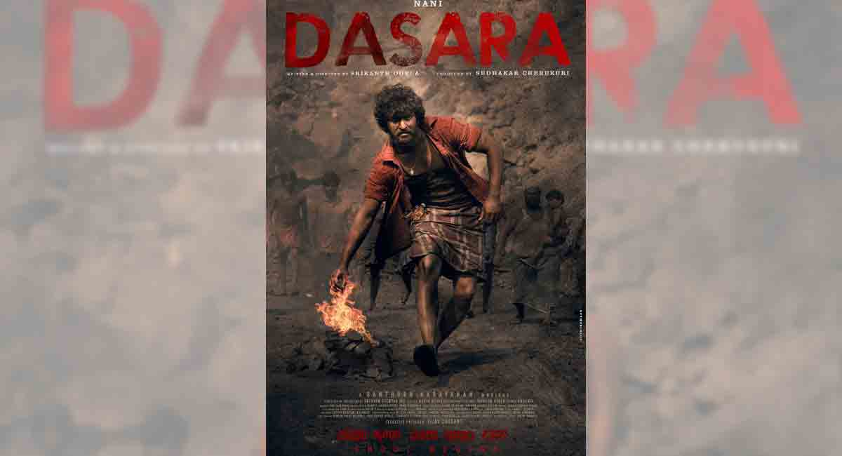 Nani unrecognisable in first glimpse from ‘Dasara’