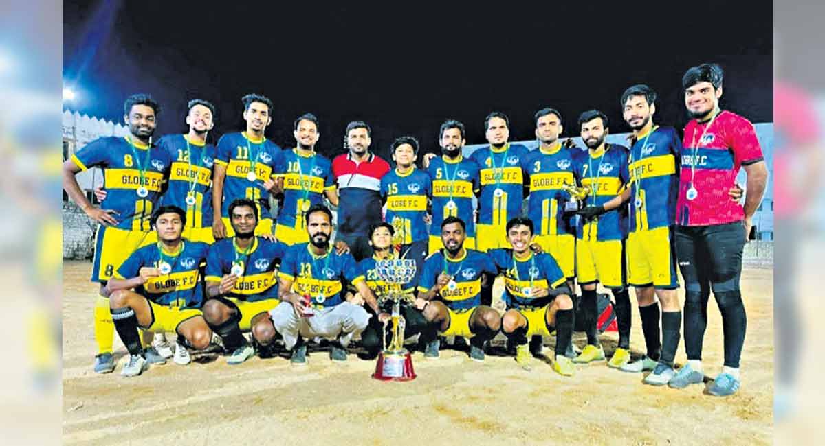 Hyderabad Globe FC emerge champions at Rasheed Khan Football Tournament