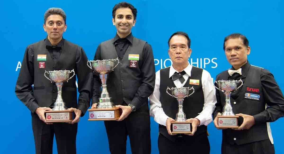 Pankaj Advani bags Asian Billiards title for 8th time
