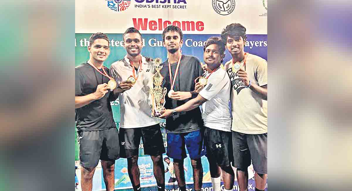 OU tennis team clinches gold in All India inter-university lawn tennis championship