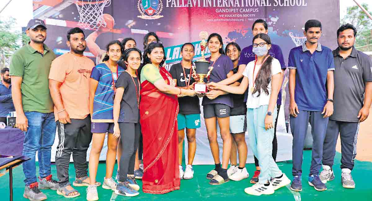 Pallavi International School conducts basketball tourney