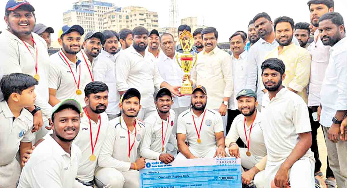 Hyderabad: RCC XI beat Rayolina Champions in final of KKR Cup