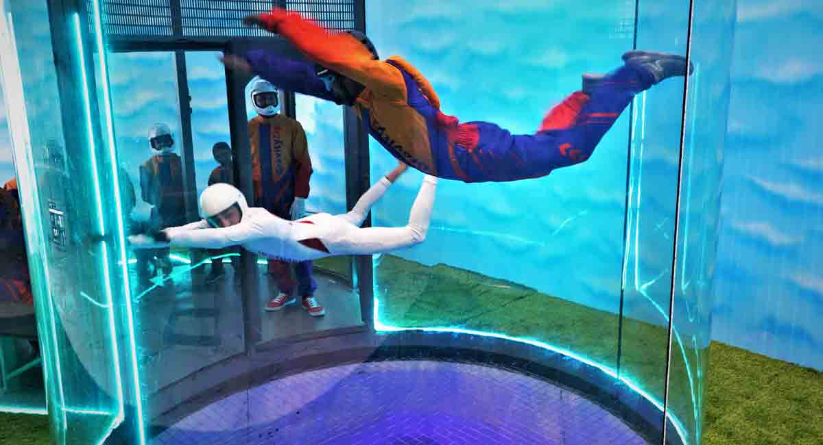Indoor Skydiving to be launched for the first time in India at Hyderabad