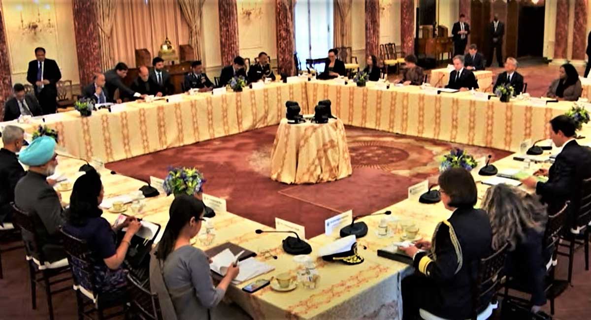 2+2 leaders discuss expanding cooperation to new areas of defence, geography