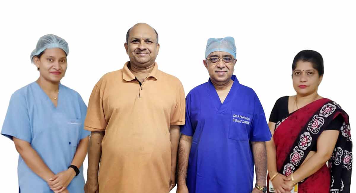 Hyderabad: Bypass surgery on a patient with 12 stents at Care Hospitals