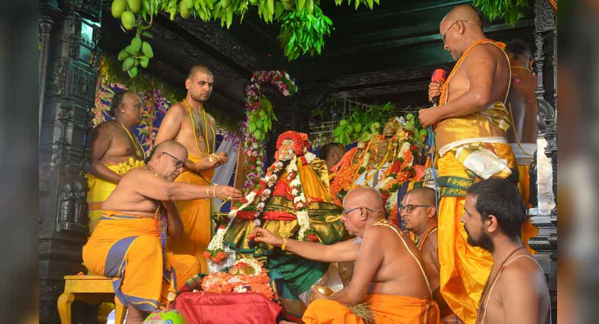Sri Rama Navami celebrated in grand, traditional manner at Bhadrachalam