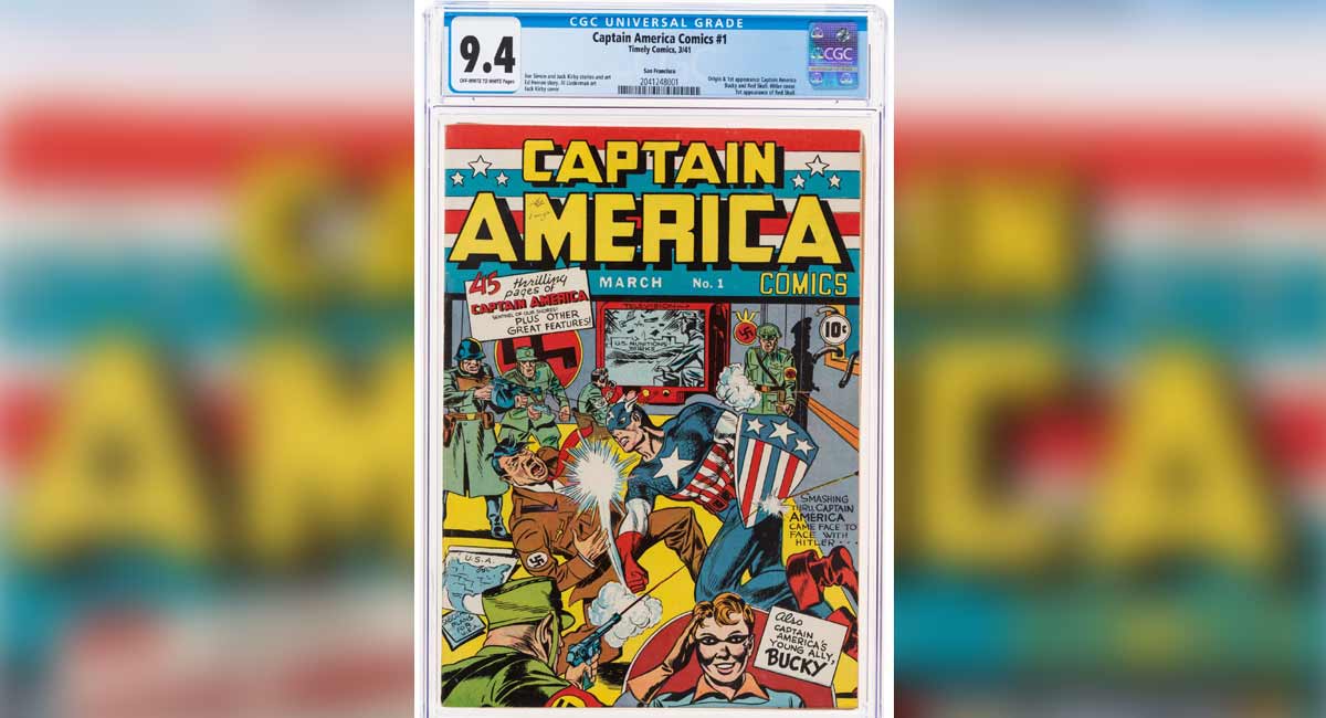 First Captain America comic sells for $3.1 million at auction