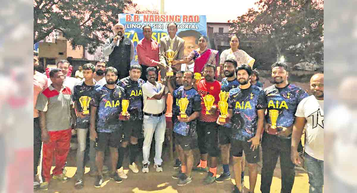 Tony 7 emerge champions of Narsing Rao Veterans Football Trophy