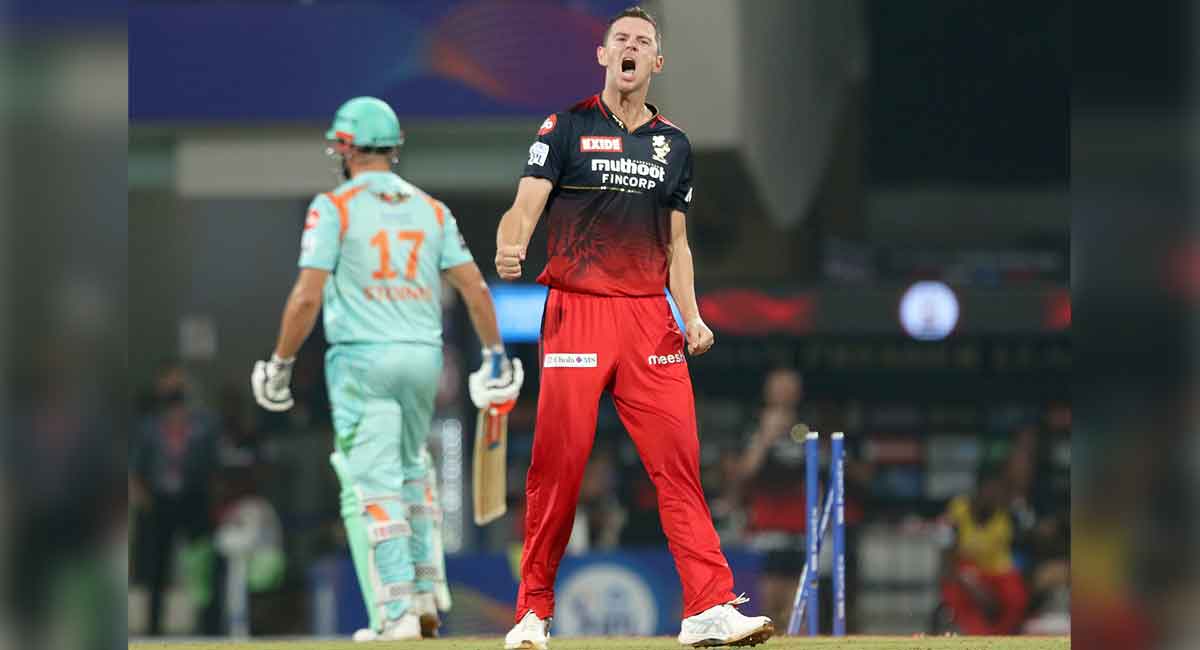IPL 2022: Du Plessis, Hazlewood help RCB beat LSG by 18 runs