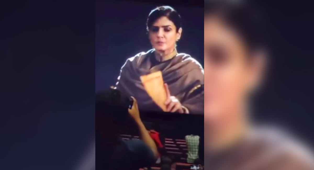 KGF Chapter-2: Raveena shares video of people throwing coins at screen