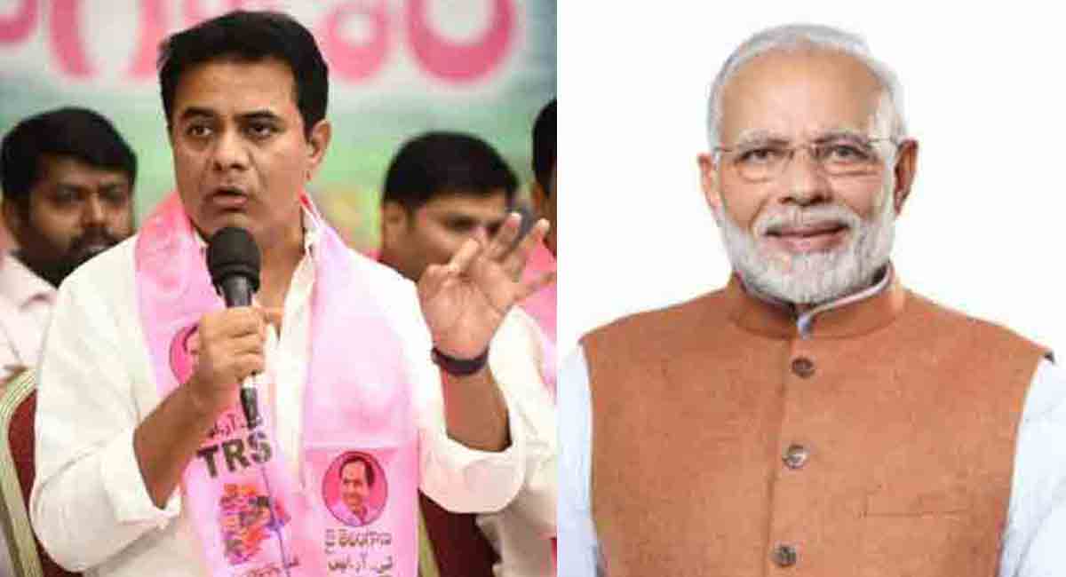 Fuel prices: KTR demands apology from Modi