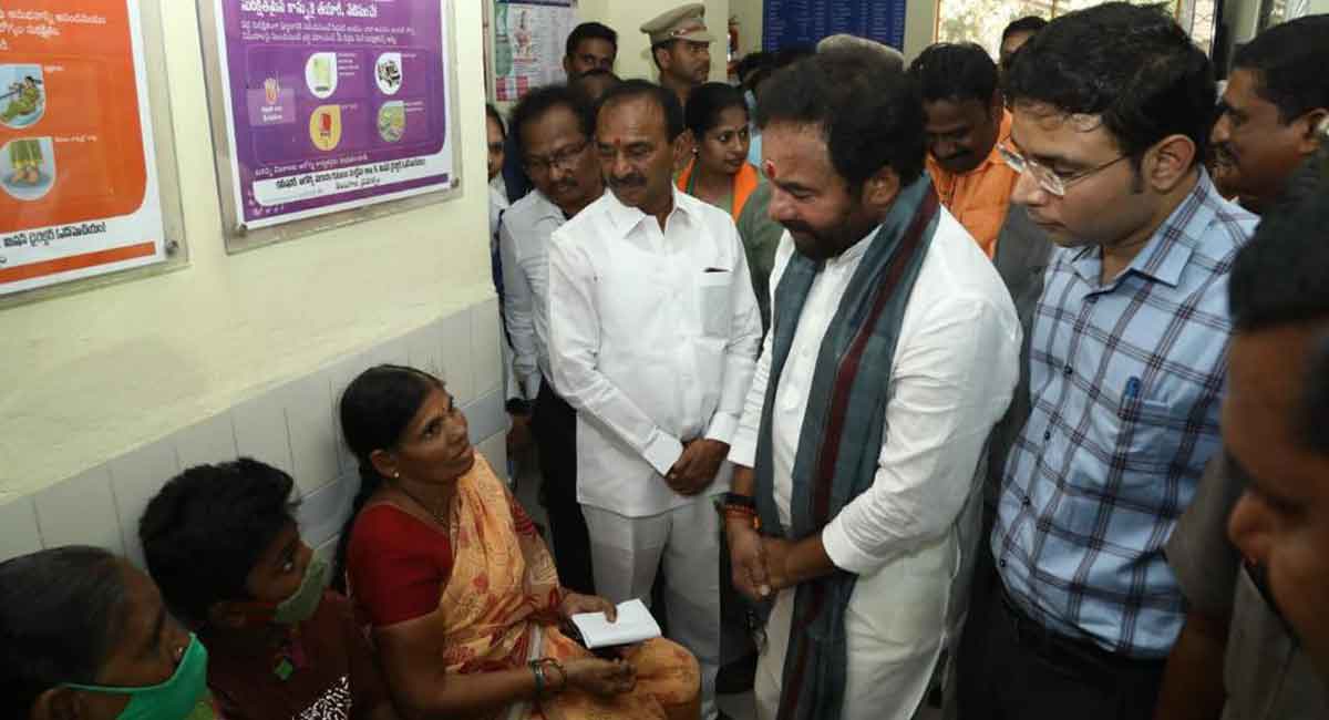 People of Regonda fortunate to have corporate level facilities at PHC: Kishan Reddy