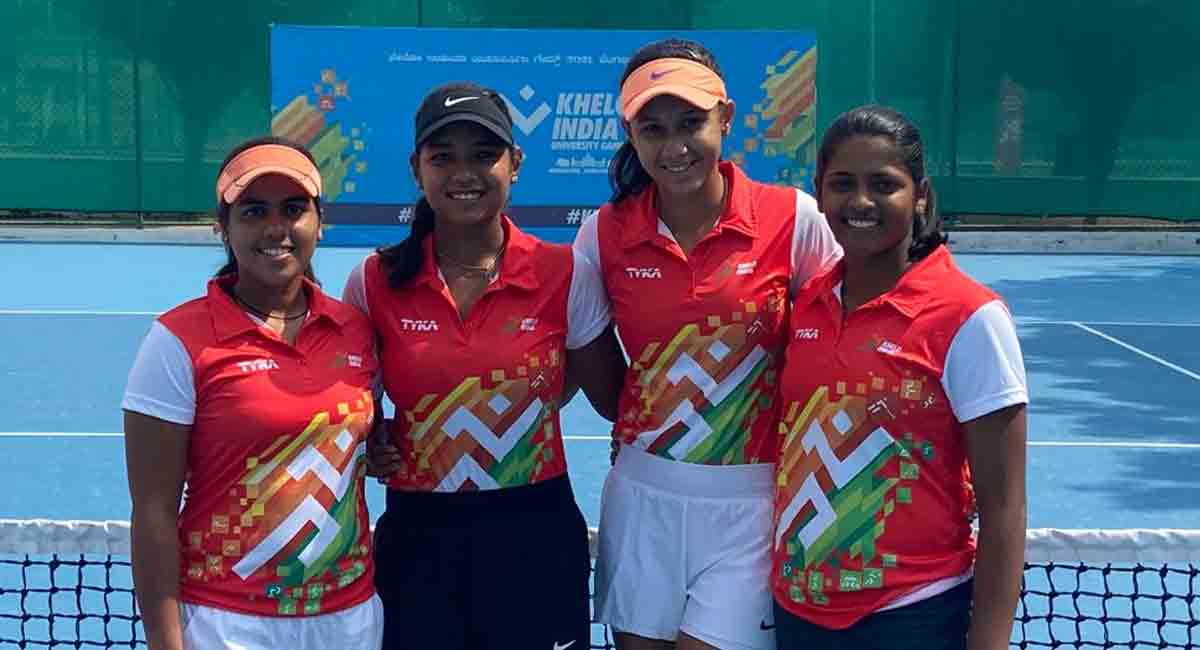 OU women’s tennis team enters final of Khelo India University Games