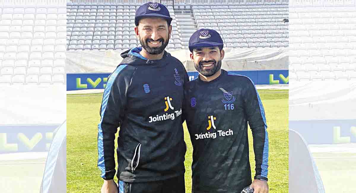 Cheteshwar Pujara, Rizwan make debut in County Championships