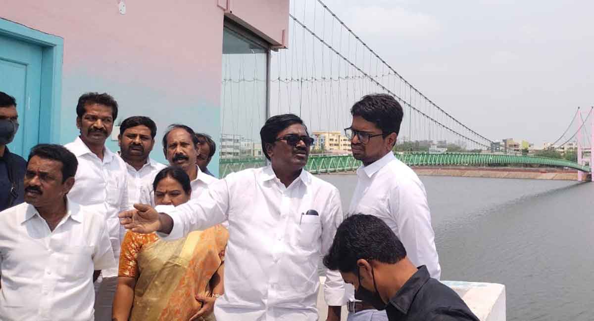 Elaborate arrangements for KTR’s visit to Khammam: Puvvada