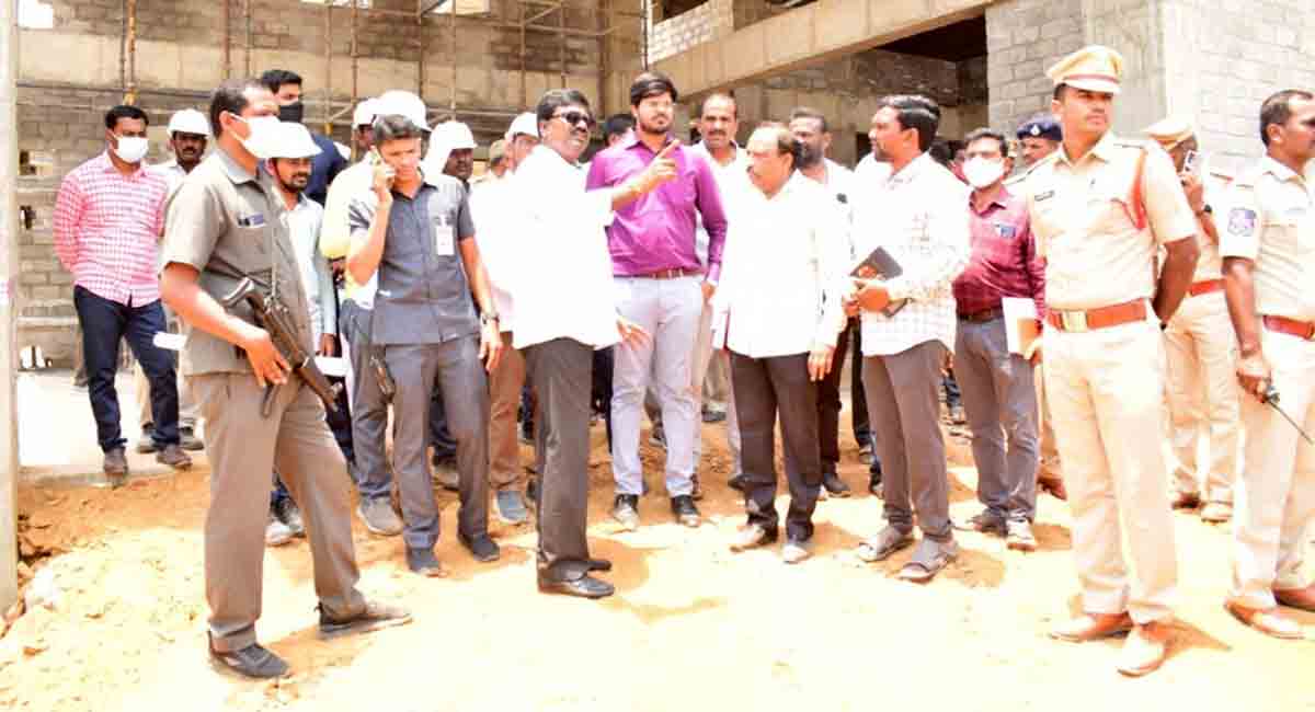 Khammam: Speed up new collectorate works, Puvvada tells officials