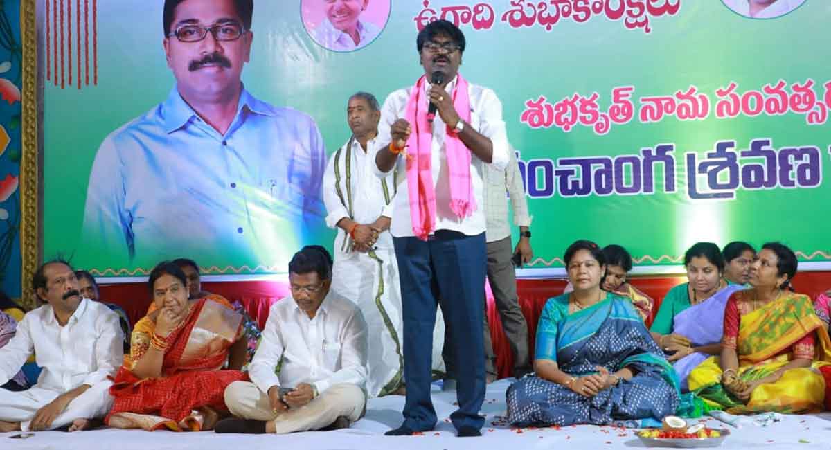 Minister Puvvada to donate 1 kg gold to Yadadri temple