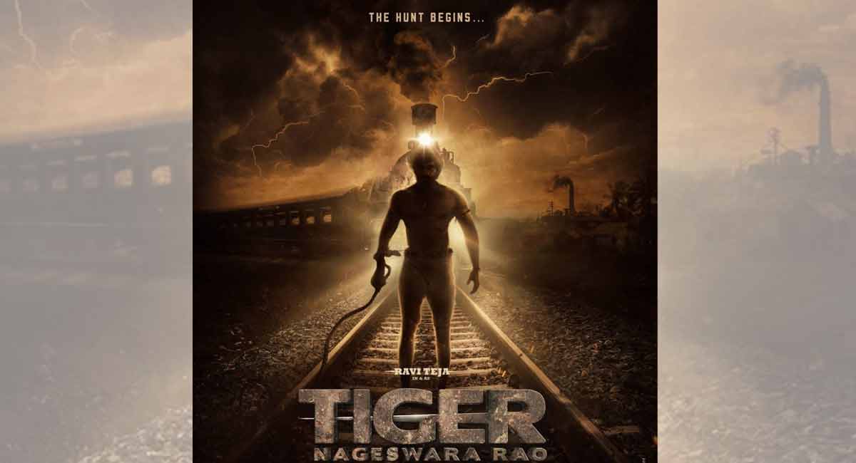 Set worth Rs 7 crore being erected for Ravi Teja’s ‘Tiger Nageswara Rao’