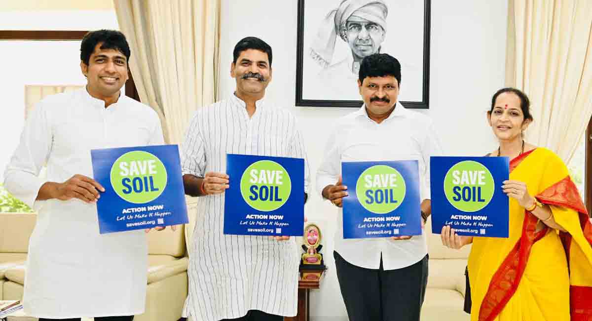 Soil is vital for human beings and plants: MP Santosh