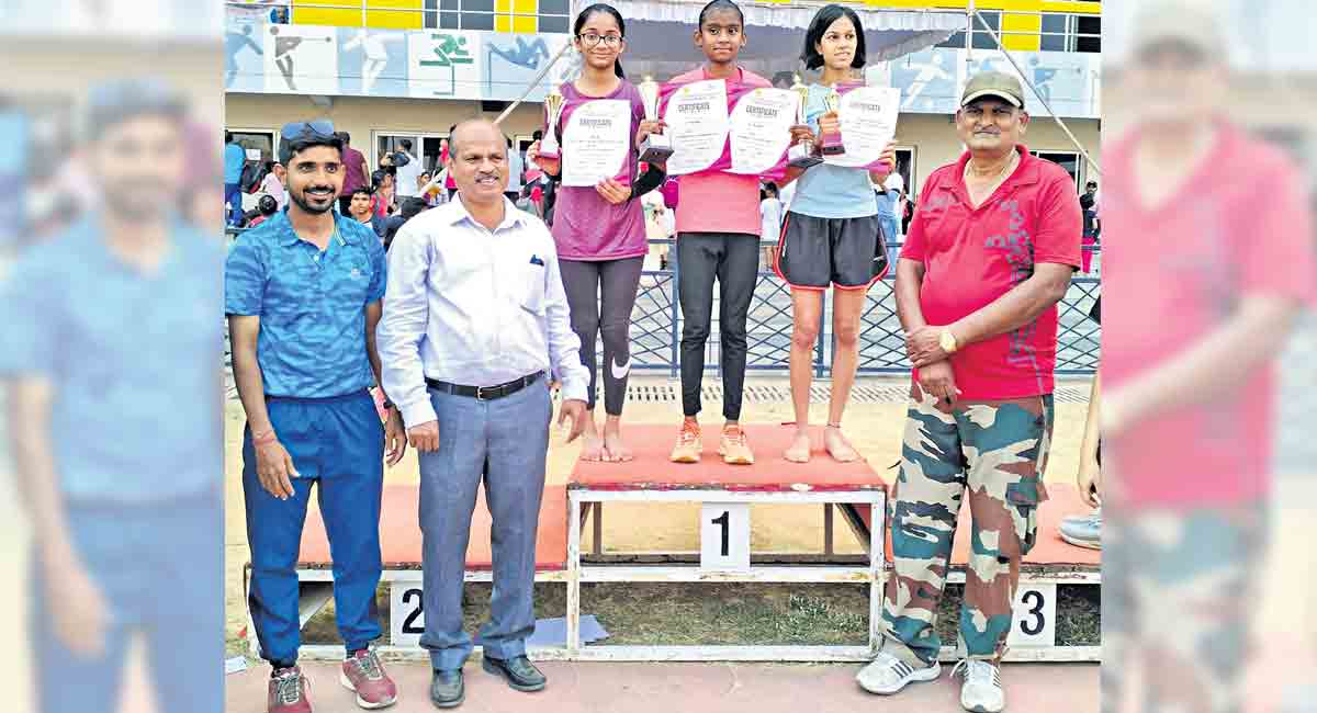 Priyansh bags hat-trick of titles at Hyderabad Kids Athletics Championships