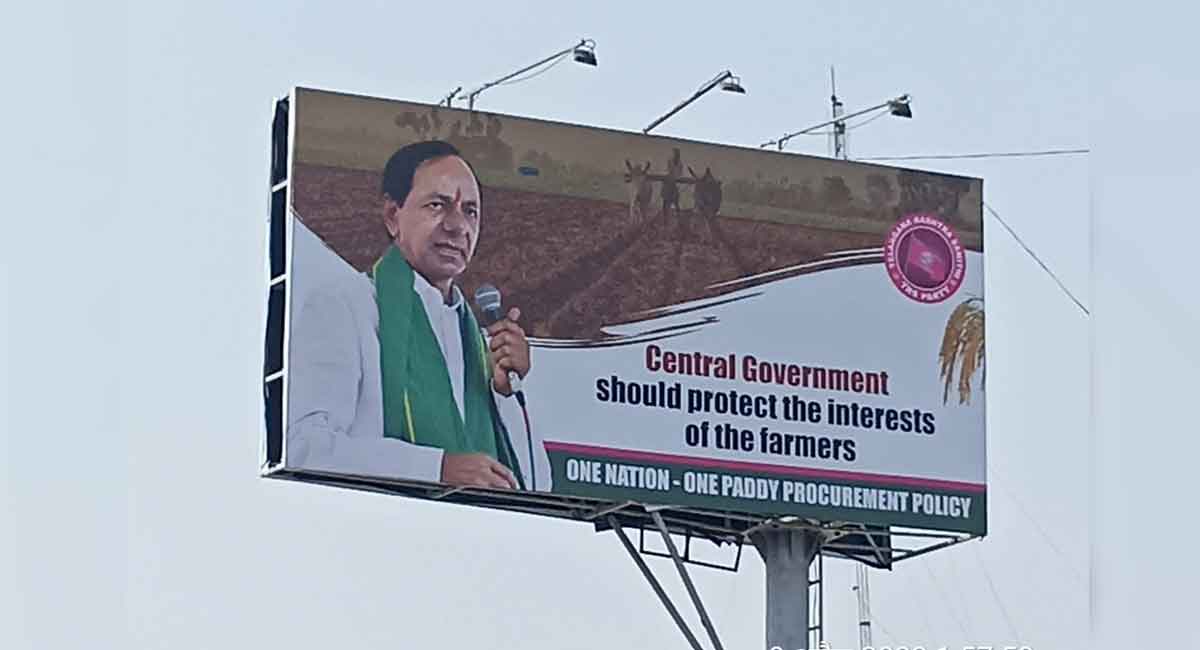 Paddy procurement: TRS to stage ‘Maha Dharna’ in Delhi on Monday