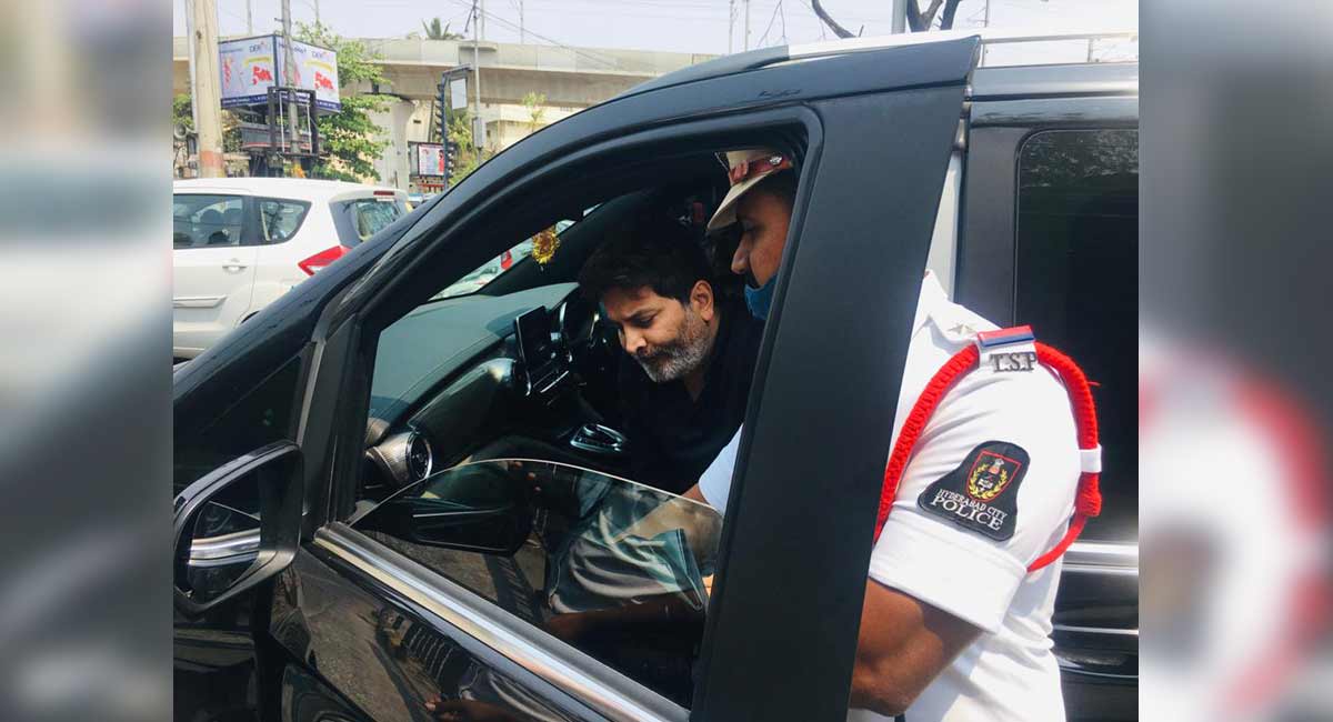 Telugu director Trivikram fined for tinted glass violation