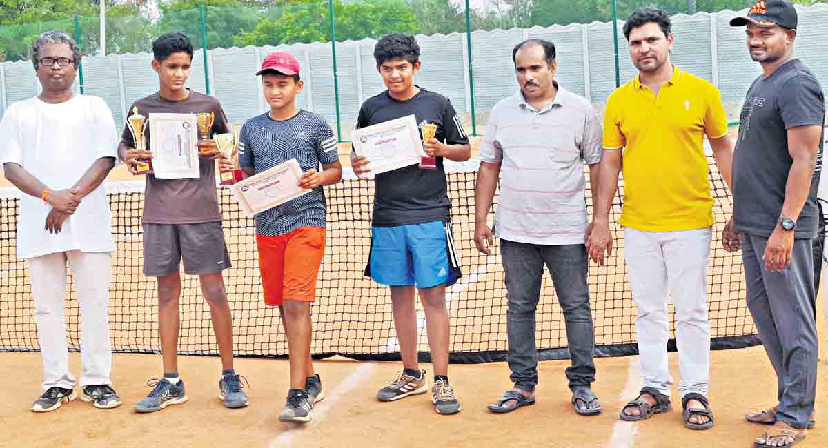Shashank Sai clinches three titles at Twin Cities Tennis Tournament