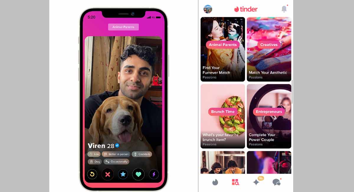 Find your pawfect match on Tinder’s Explore with your pet! -Telangana Today