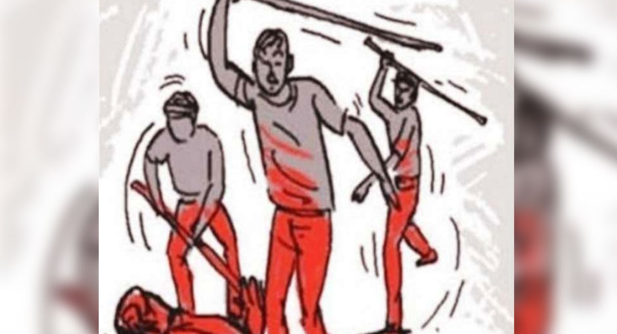 Tribal Youth beaten for complaining about PM Awas Yojana and toilet construction