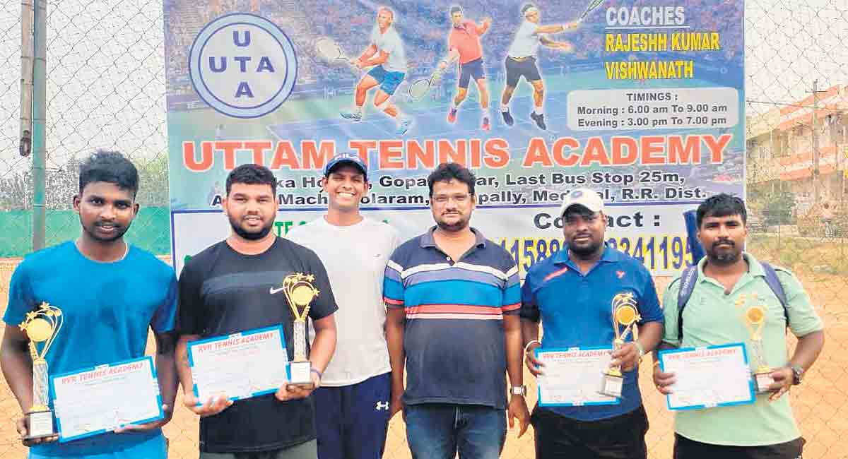 Double delight for Ajay at Uttam Tennis Tournament