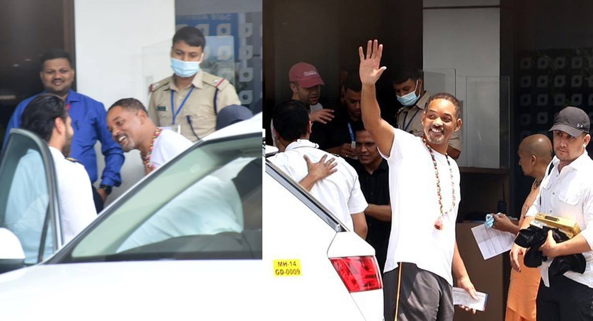 Will Smith spotted at private airport in Mumbai