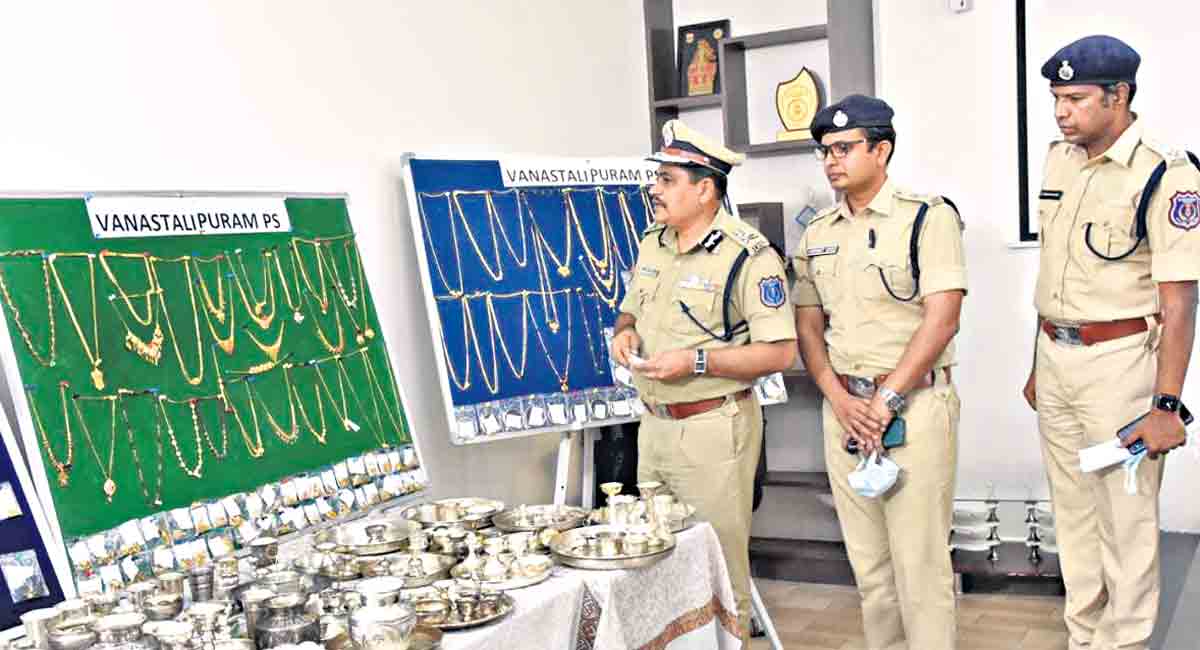 Hyderabad: Burglar held with stolen material worth Rs 1.3 Cr