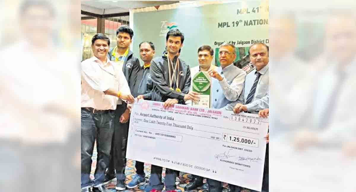 Telangana’s Rithvik, Harsha hog limelight at chess championship