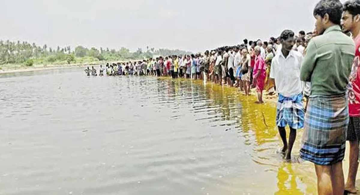 Jagitial: Three children drown in a tank