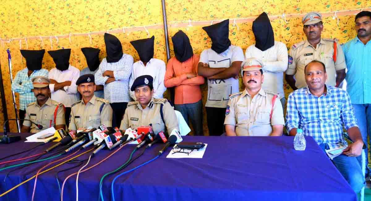 Nalgonda: 8 arrested for cheating farmers in name of subsidized equipment