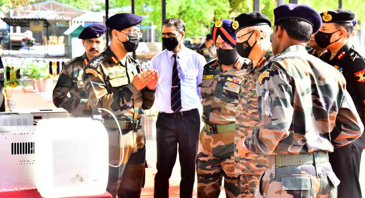 GOC-in-C Army Training Command visits MCEME in Hyderabad