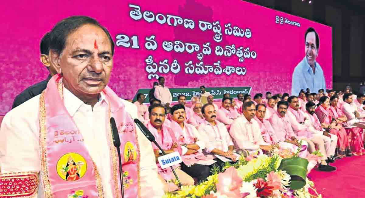 KCR takes the national plunge