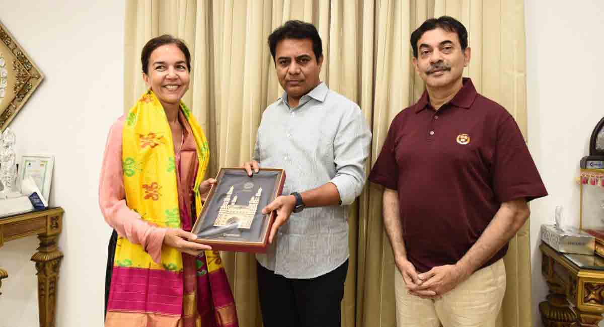 KTR meets Australia India Institute’s CEO, hold discussions to strengthen relations