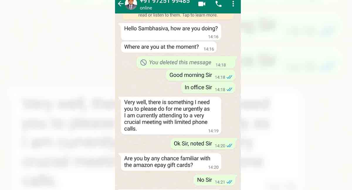 Online fraudsters impersonate collectors, target officials in Adilabad