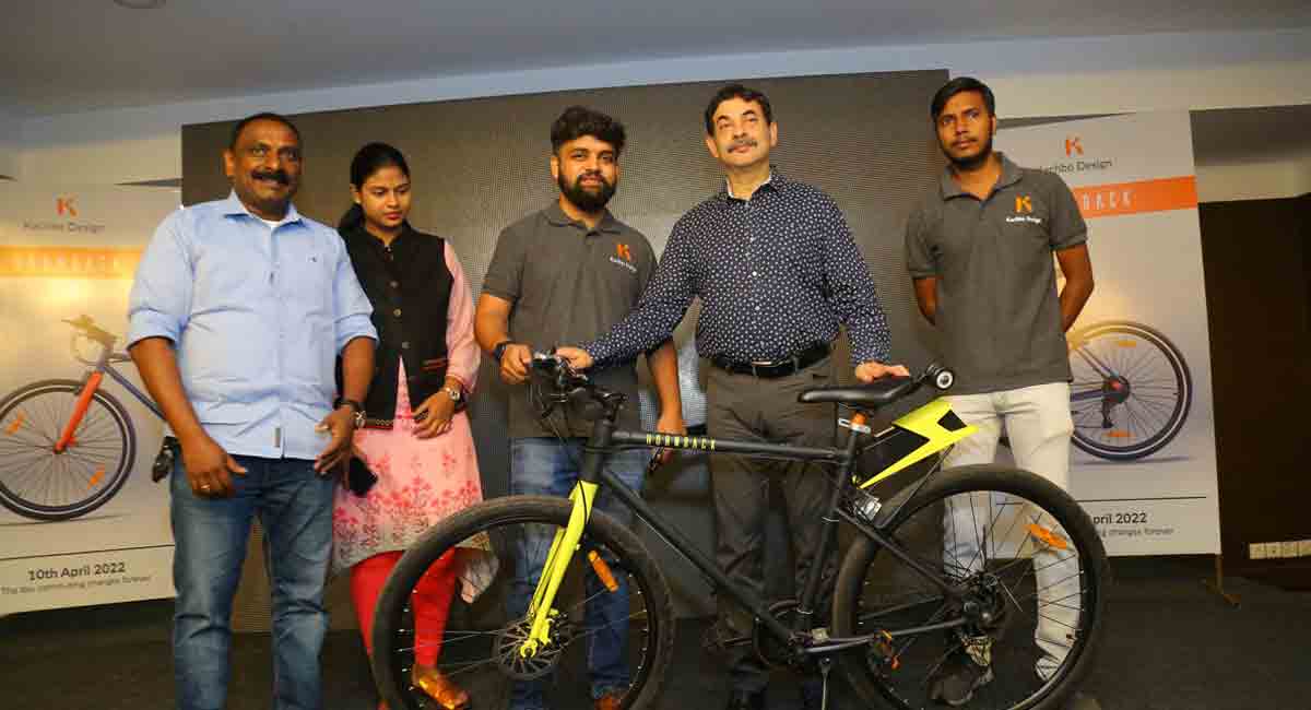 Hyderabad startup launches foldable e-bicycle