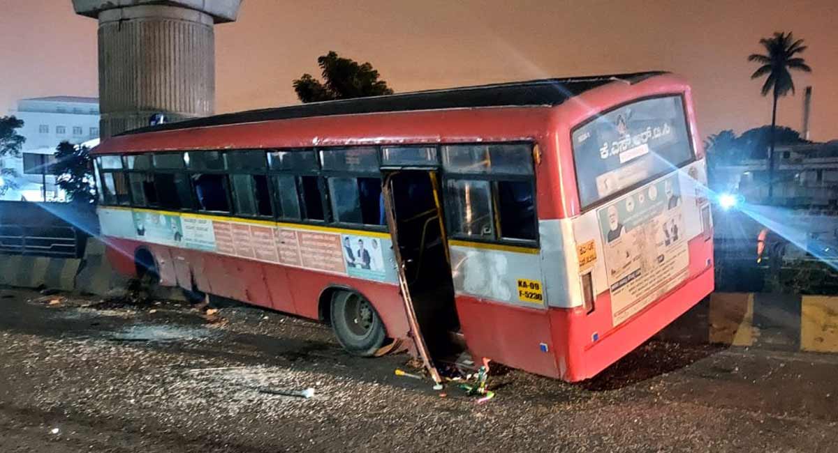 29 injured in Bengaluru KSRTC bus accident; 4 seriously injured