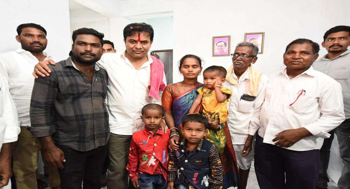 2BHK house is a gift given to poor by Chief Minister: KTR