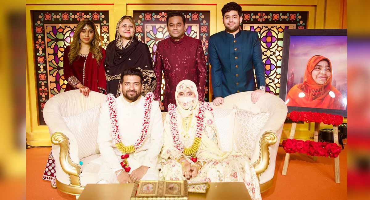 AR Rahman’s daughter Khatija marries audio engineer, composer shares pic