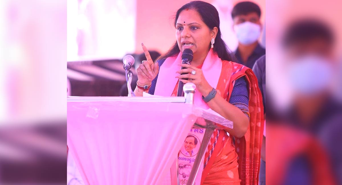 After Ktr Now Kavitha Poses Questions To Amit Shah Telangana Today