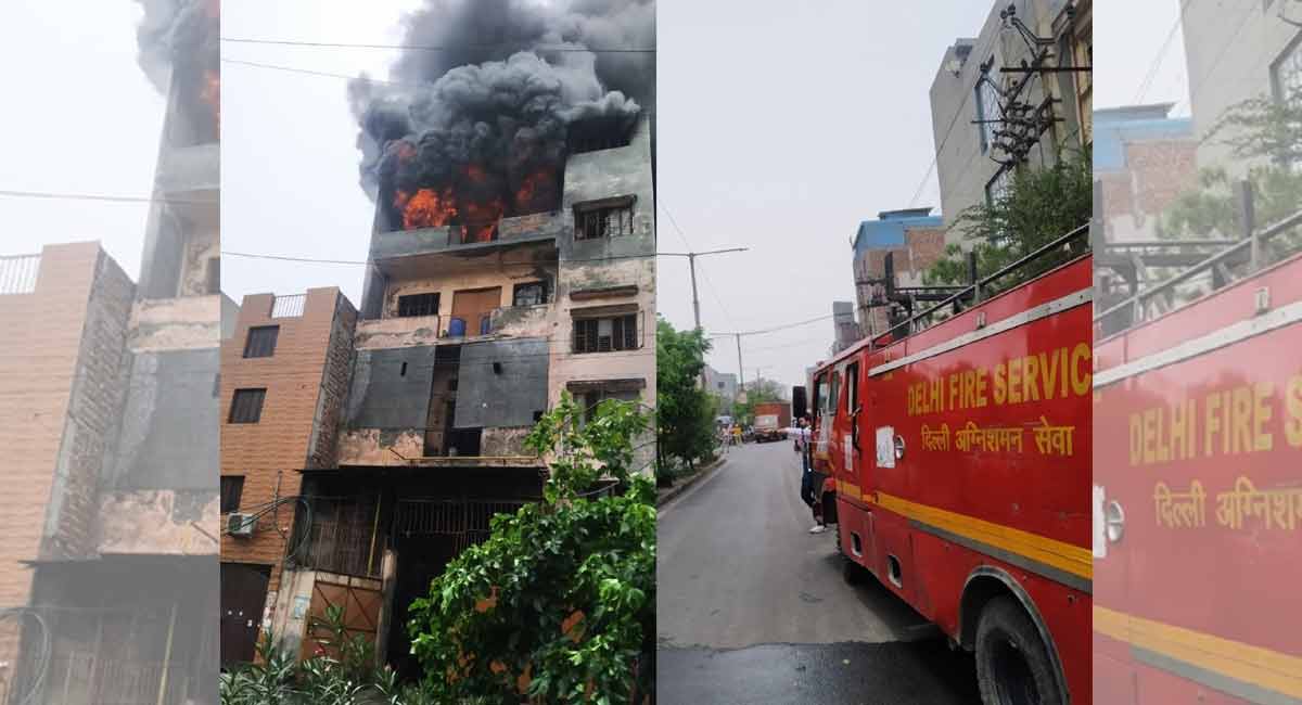 Fire breaks out in Delhi factory