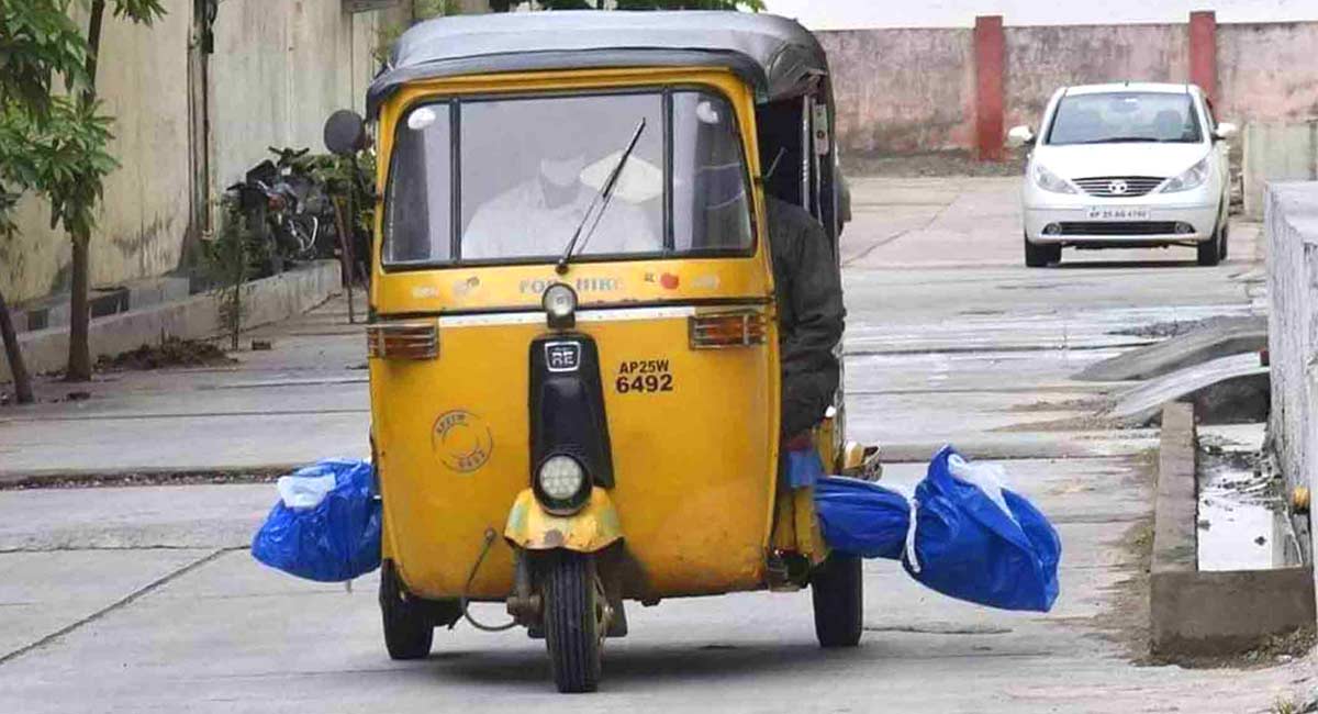Cabs, autos, trucks go off roads in Hyderabad