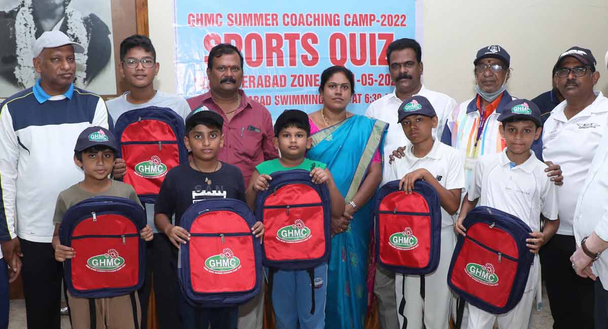 Devansh, Raghavendra bag top honours in GHMC sports quiz