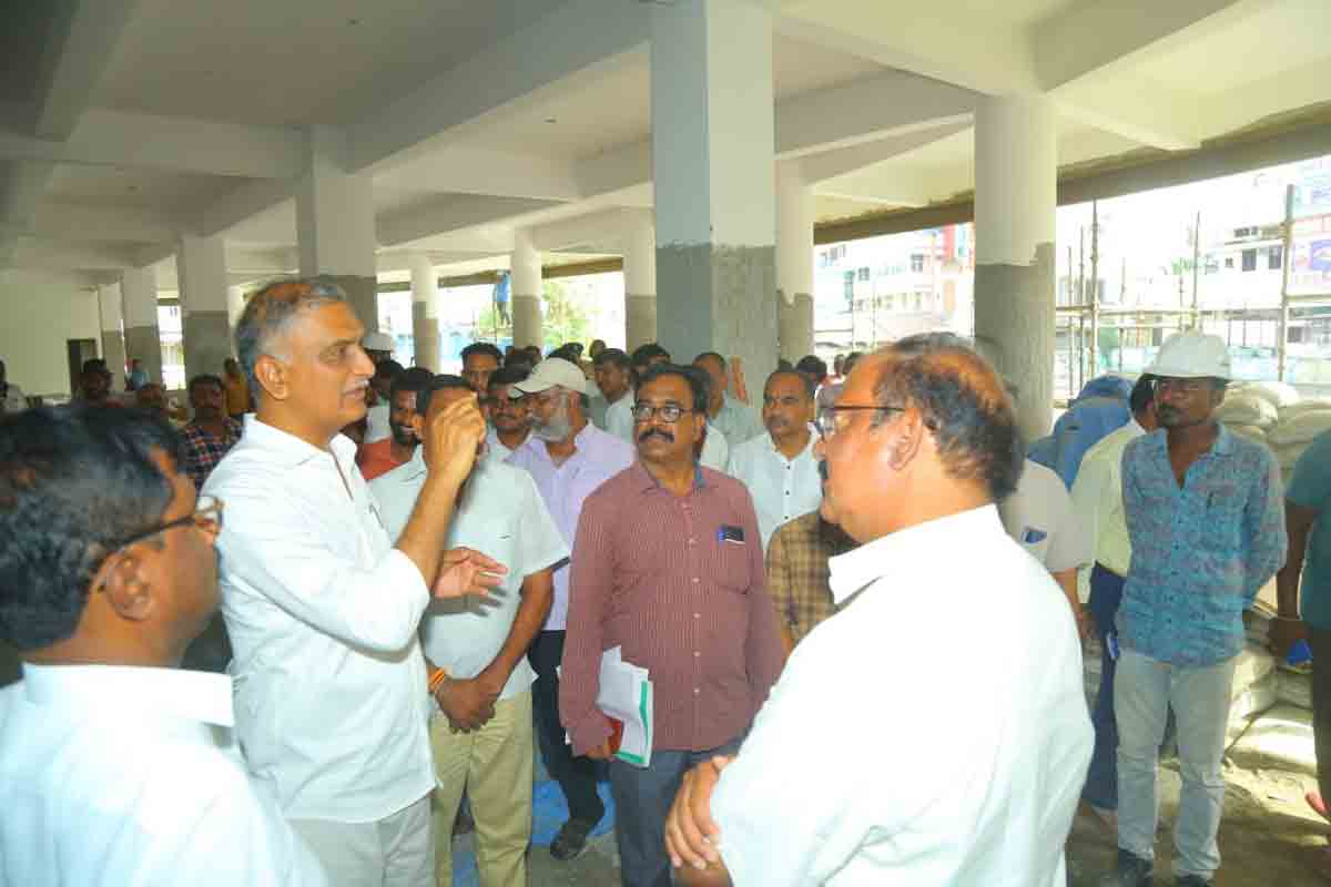 Fast track Siddipet bus station works: Harish Rao